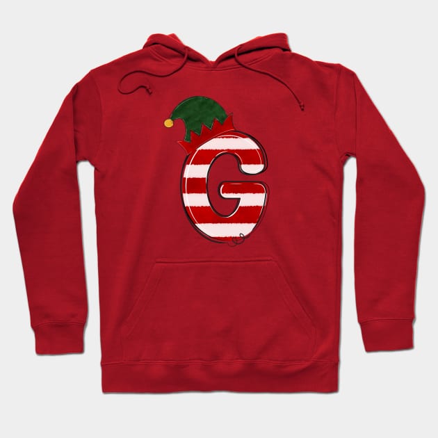 Letter G (Christmas Alphabet) Hoodie by Pop Cult Store